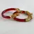 Sizzling Stretchable Bangles 21Cut Trans  Red