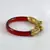 Designer Stretchable Bangles 21Cut Trans Kara  Red