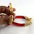 Exclusive Stretchable Bangles 21Cut Trans Red