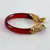 Acrylic Stretchable Bangles 21Cut Trans Red