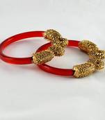 Wonderful Stretchable Bangles Trans Red