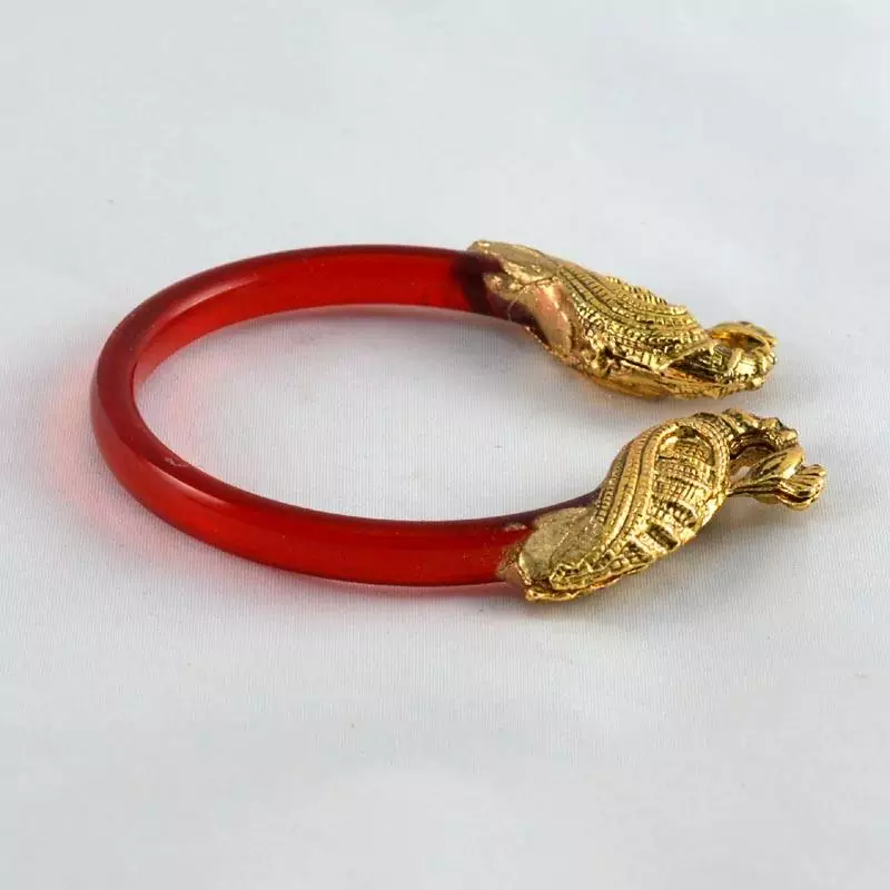 Sizzling Stretchable Bangles Kara Trans Red