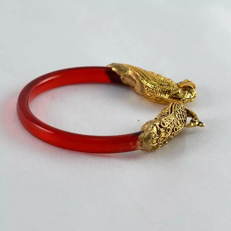 Fabulous Stretchable Bangles Kara Trans Red