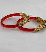 Stylish Stretchable Bangles Trans Red