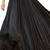 Off Black embroidered art silk semi stitched party-wear-gowns