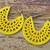 Smart yellow Web hoops