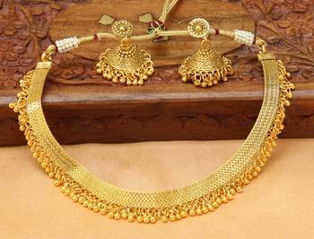 Designer Gold Plated Necklace Set 1