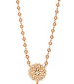 Kundan And Gold Pendant Necklace