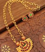 Awesome Goldplated Handmade Necklace Set Dj02612