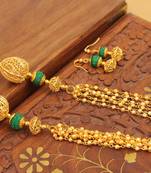 Awesome Handmade Green Designer Balls Chain Set