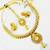 Beautiful delicate white zircon necklace set with maang tikka