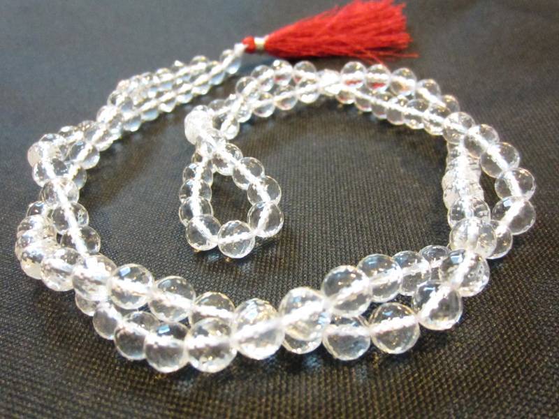 Crystal Jap Mala 108 Bead  , 