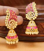 Awesome Designer High Gold Plated Party Wear  Earrings