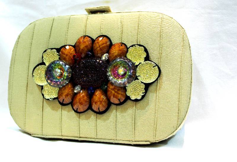 Golden box clutch