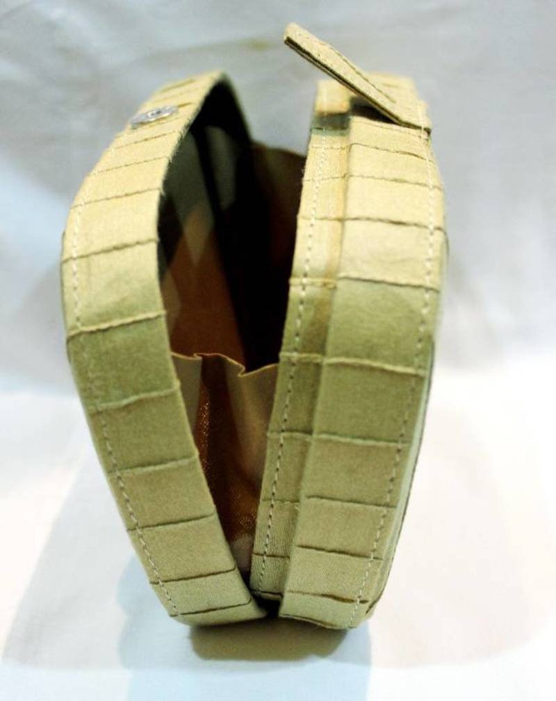 Golden box clutch
