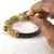 Acrylic Stretchable Bangles 21Cut Colour Maroon