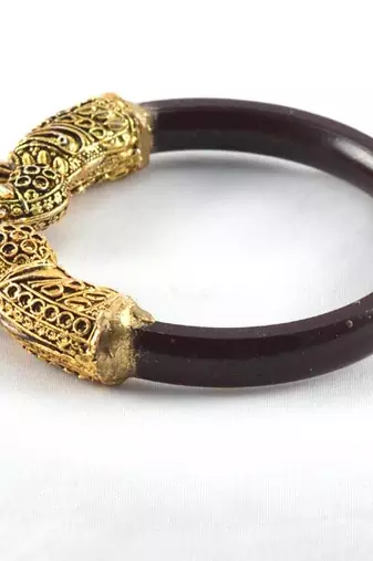 Stretchable Bangles 21Cut Colour Maroon