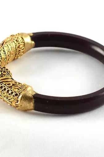 Beautiful Stretchable Bangles 21Cut Colour Maroon
