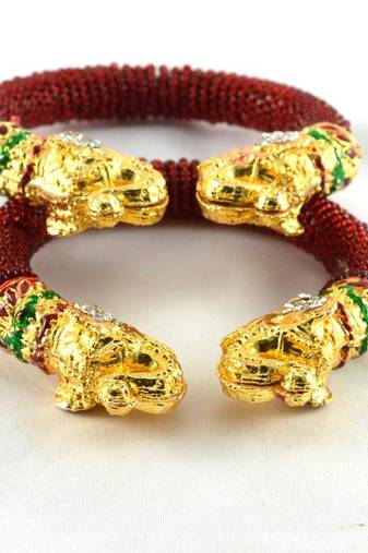 Striking Meenakari Stretchable Bangles