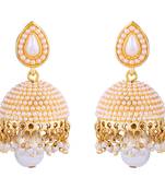 Crunchy Fashion Bollywood Inspired Traditional Party Wear Jhumka Earrings For Girls & Women