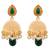 Crunchy Fashion Bollywood Inspired Traditional Party Wear Jhumka Earrings For Girls & Women