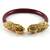 Acrylic stretchable bangles colour red