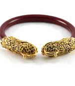 Acrylic stretchable bangles colour red