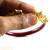 Acrylic stretchable bangles colour red