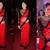 nikesha Pretty embroidered bollywood Red saree