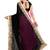 Black embroidered chiffon saree With Blouse