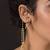 gold plated kashmiri earrings