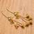 gold plated kashmiri earrings