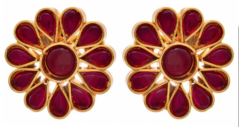 Mahalaxmi Pink Stone Designer Pendant Set for Girls & Women