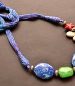 Underwater Blue Charm Dori Necklace