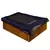 Blue Embroidery Single Bedsheet