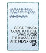 Perseverance Motivational Quote Poster