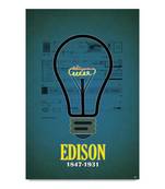 Thomas Alva Edison Poster
