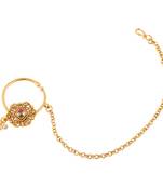 Nath Bridal Nose Ring with Chain Nose Rings For Wedding