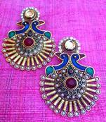 Ode to the Monsoon & Dancing Peacocks Earring h078