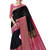 Black and Pink Woven Kanchipuram Spun Silk Saree With Unstitched Blouse