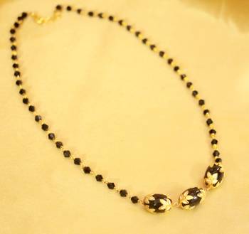 Black Meenakari  Mangalsutra 1