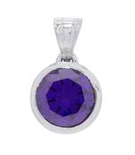 Silver Tone Pendant Without Chain