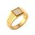 Gold Plated Elegant Sterling Silver Ring