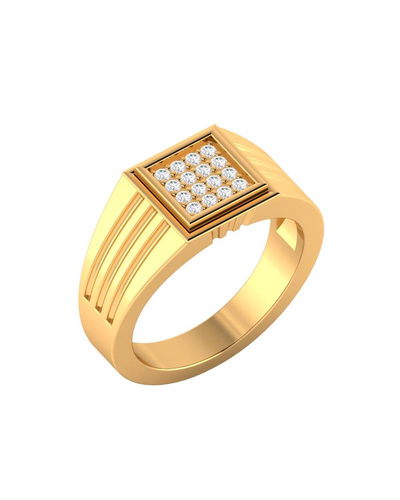 Gold Plated Elegant Sterling Silver Ring Voylla 1406598
