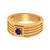 Sterling Silver Ring Embellished With Sapphire