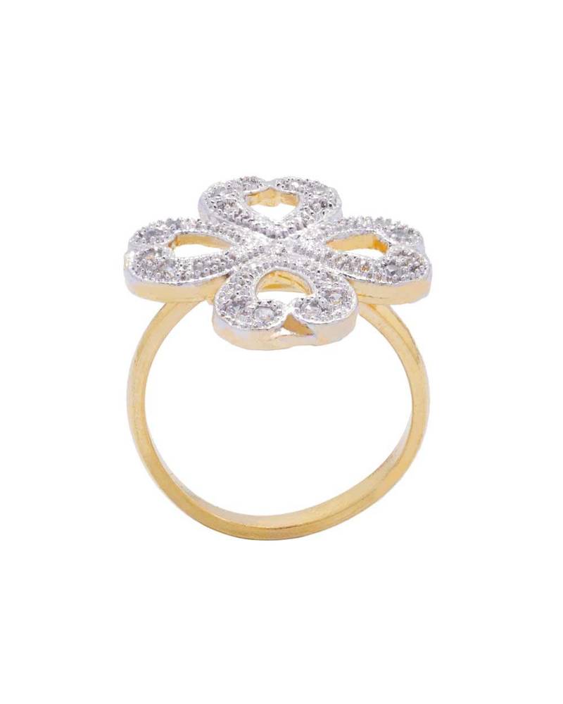 Floral Shaped Statement Ring For Women Voylla 1406666
