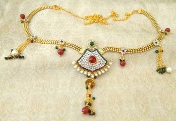 Designer multicolor waist belt kamarband belly chain 1