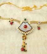 Designer multicolor waist belt kamarband belly chain