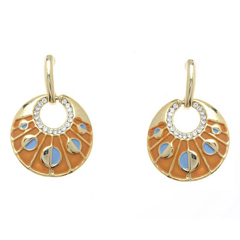 Orangii Enamel Earrings