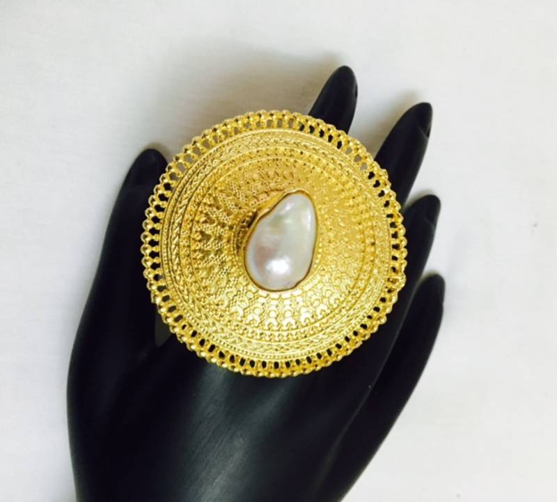 Big size finger ring for women